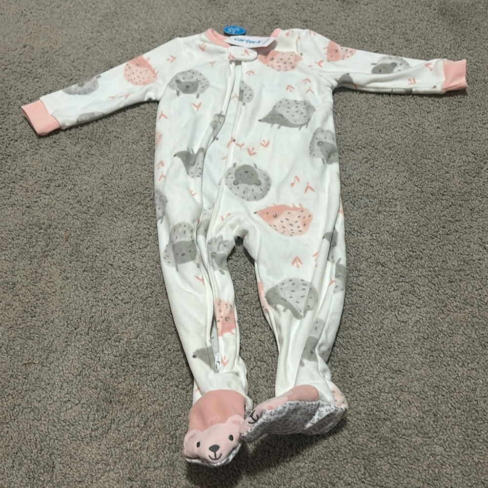 Fleece footie sleeper